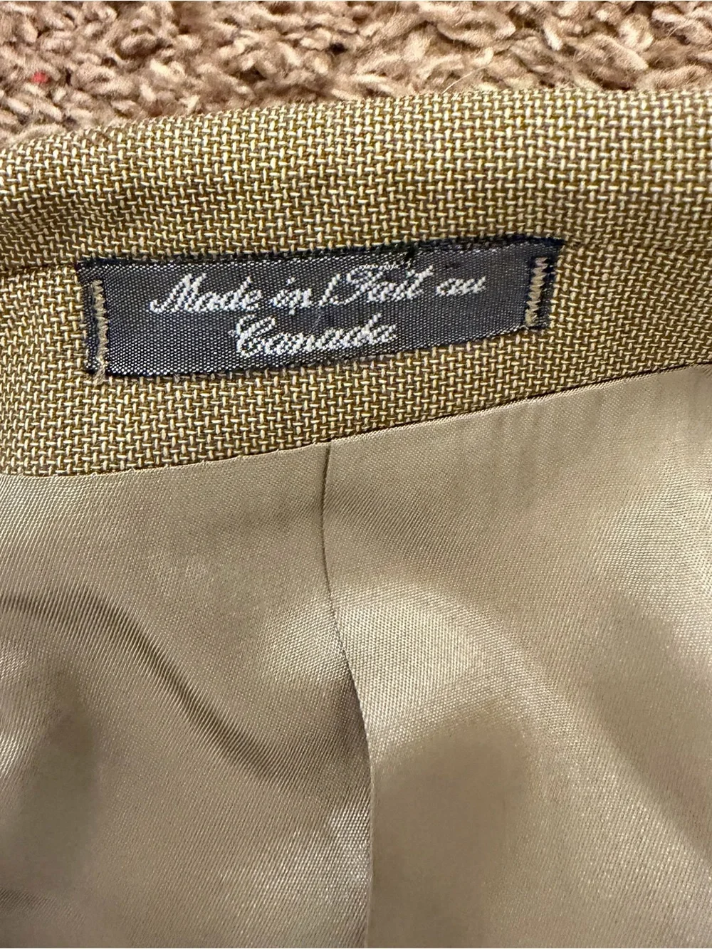 Men's Light Tan Single-Breasted Ultimo Uomo Blazer